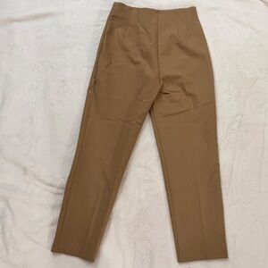 High Waist Pants - Camel